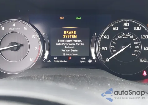 2020 Acura Rdx Advance Package z USA, uszkodzony, nr VIN 5J8TC2H74LL002758